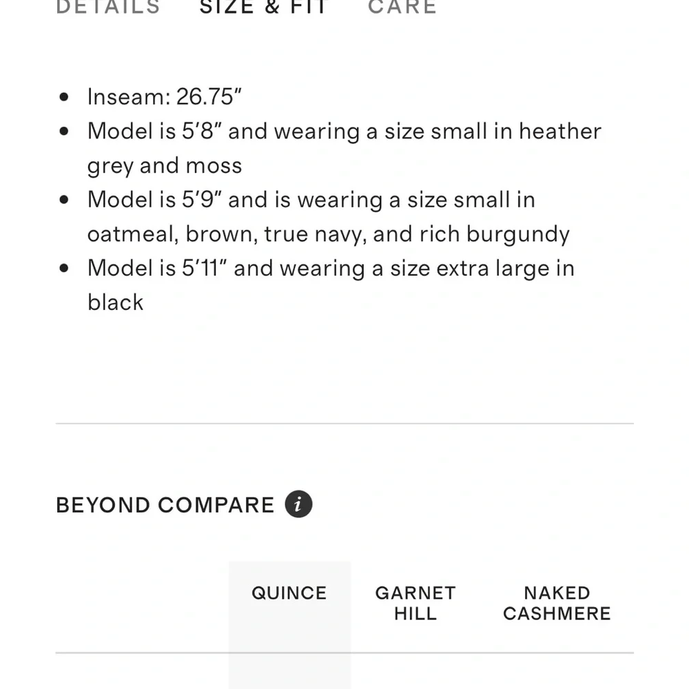 Quince Mongolian Cashmere Sweatpants - Picture 11 of 11